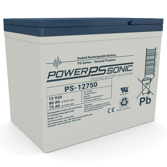 Powersonic PS-12750 battery