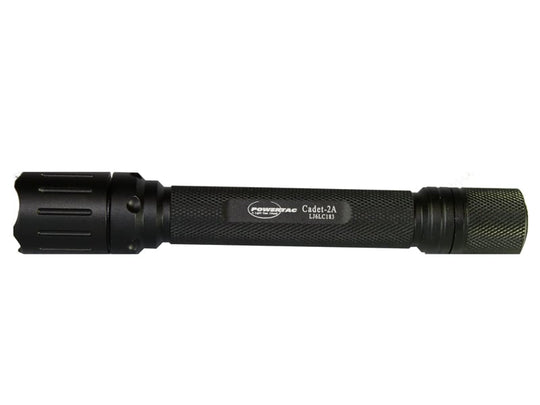 PowerTac Cadet 2A LED Flashlight 300 Lumens CREE XP-G R5 - Uses 2 x AA