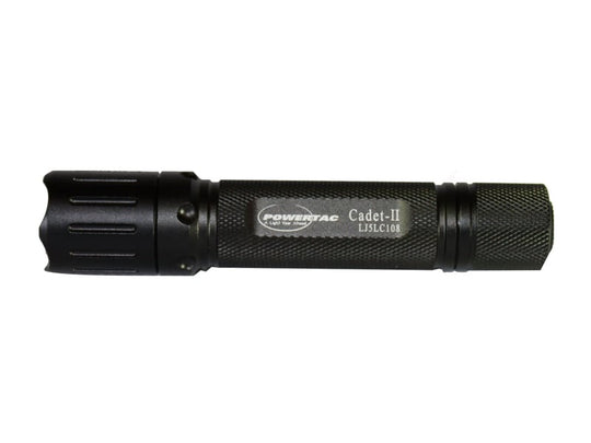 PowerTac Cadet II LED Flashlight 400 Lumens CREE XP-G R5 - Uses 2 x CR123A