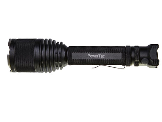 PowerTac Gladiator LED Flashlight 750 Lumens CREE XM-L - Uses 3 x CR123A or 4 x CR123A or 2 x 18650