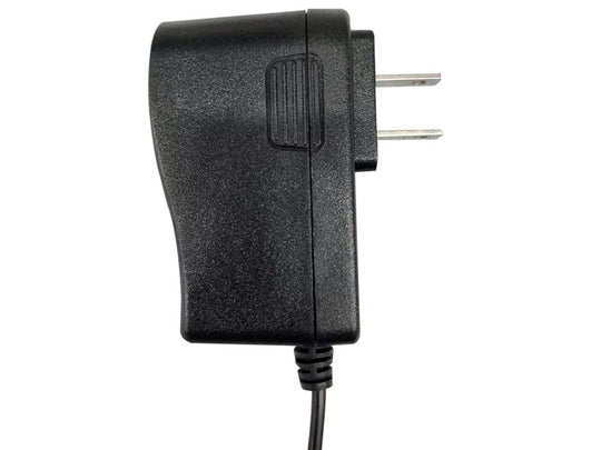 Powertac AC Wall Charger for the Watchdog OD-XLT Flashlight - side view with plug - close-up