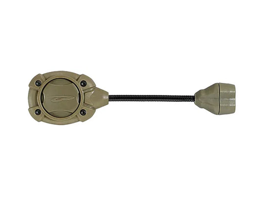 Princeton Tec Switch MPLS, USAF Green Edition - Broadside View of Right Side of Light