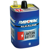 Rayovac 808 F Cell 6V Alkaline Lantern Battery with Spring Terminals - Bulk