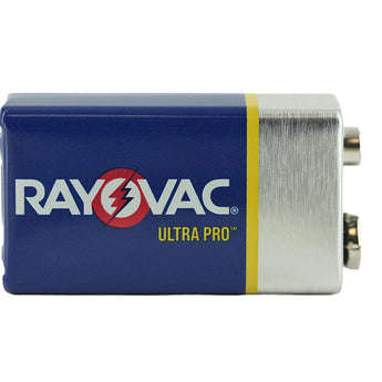 Rayovac Ultra Pro 9V battery side view