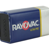 Rayovac Ultra Pro 9V battery angled left