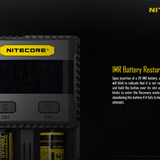 Nitecore Superb Charger SC2 2-Channel Selectable Current Smart Battery Charger for Li-ion, Ni-Cd, NiMH Batteries, and USB Devices