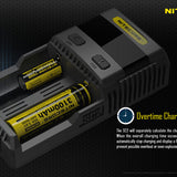 Nitecore Superb Charger SC2 2-Channel Selectable Current Smart Battery Charger for Li-ion, Ni-Cd, NiMH Batteries, and USB Devices