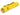 Yellow flashlight with a black handle on a white background