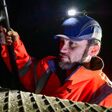 Streamlight SL-SideSaddle Black Factory Worker, Hands-Free Use on Hat