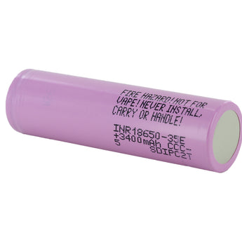 Samsung 35E INR 18650 3500mAh 3.7V Unprotected High-Drain 8A Lithium Ion (Li-ion) Flat Top Battery