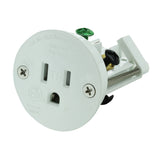 Sillites SCR Tamper-Resistant Self-Contained Receptacle Outlet - 15 Amp 120 Volt - White (SCRW)