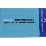 Tenergy 10001 9V 250mAh 8.4V Nickel Metal Hydride (NiMH) Battery with Snap Connector - Bulk