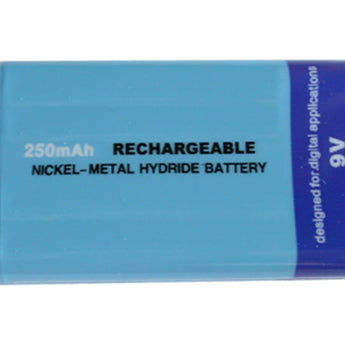 Tenergy 10001 9V 250mAh 8.4V Nickel Metal Hydride (NiMH) Battery with Snap Connector - Bulk