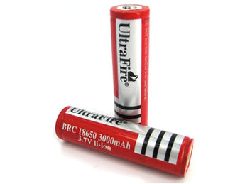 UltraFire FLB 18650 3000mAh 3.7V High-Capacity Protected Lithium Ion (Li-ion) Button Top Battery - Priced Per Cell