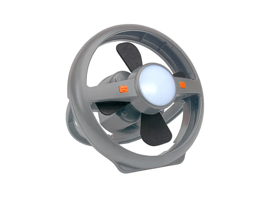 Ultimate Survival Technologies Brila USB Rechargeable Fan and Light 2.0 - Uses Built-In Battery Pack