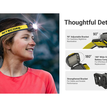 Nitecore UT27 MCT & Red Light Headlamp - 800 Lumens - Multiple Versions Available