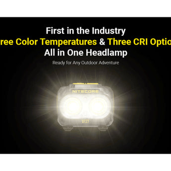 Nitecore UT27 MCT & Red Light Headlamp - 800 Lumens - Multiple Versions Available
