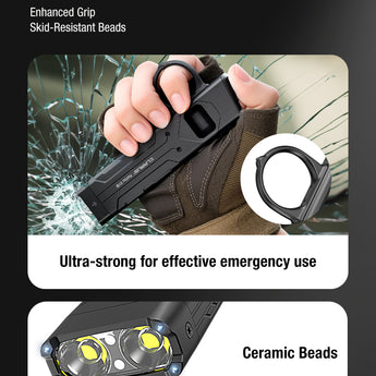 Klarus X1-V3 Tactical Flat Flashlight - 4,200 Lumens - USB-C Rechargeable 2700mAh Li-ion Battery - Slimline or Tactical Ring Versions