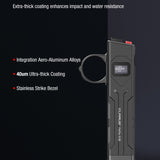 Klarus X1-V3 Tactical Flat Flashlight - 4,200 Lumens - USB-C Rechargeable 2700mAh Li-ion Battery - Slimline or Tactical Ring Versions