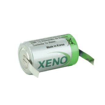 Xeno XLP-050F 1/2AA 1200mAh 3.6V High Pulse Lithium Thionyl Chloride (LiSOCI2) - Various Terminal Options