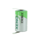 Xeno XLP-050F 1/2AA 1200mAh 3.6V High Pulse Lithium Thionyl Chloride (LiSOCI2) - Various Terminal Options