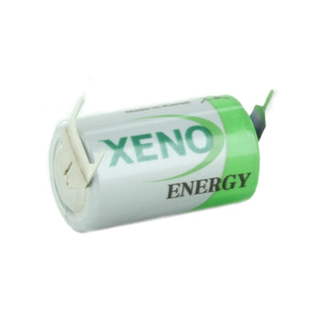 Xeno XLP-050F 1/2AA 1200mAh 3.6V High Pulse Lithium Thionyl Chloride (LiSOCI2) - Various Terminal Options