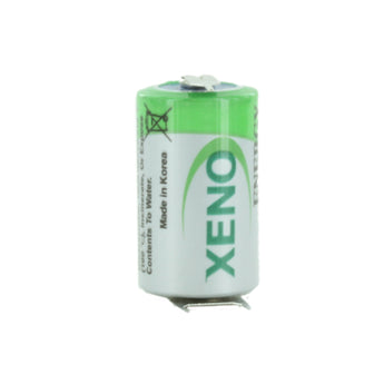 Xeno XLP-050F 1/2AA 1200mAh 3.6V High Pulse Lithium Thionyl Chloride (LiSOCI2) - Various Terminal Options