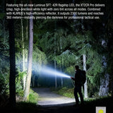 Klarus XT2CR Pro 2025 Next-Gen Tactical Flashlight - USB-C Rechargeable - 2,300 Max Lumens - Includes 1 x 18650 - Matte Black