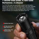 Klarus XT2CR Pro 2025 Next-Gen Tactical Flashlight - USB-C Rechargeable - 2,300 Max Lumens - Includes 1 x 18650 - Matte Black
