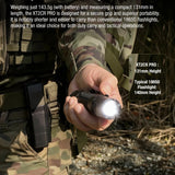 Klarus XT2CR Pro 2025 Next-Gen Tactical Flashlight - USB-C Rechargeable - 2,300 Max Lumens - Includes 1 x 18650 - Matte Black