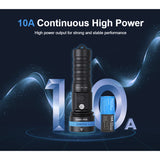 XTAR 26650 7000mAh 3.6V 10A Protected Lithium Ion (Li-ion) Button Top Battery - Boxed