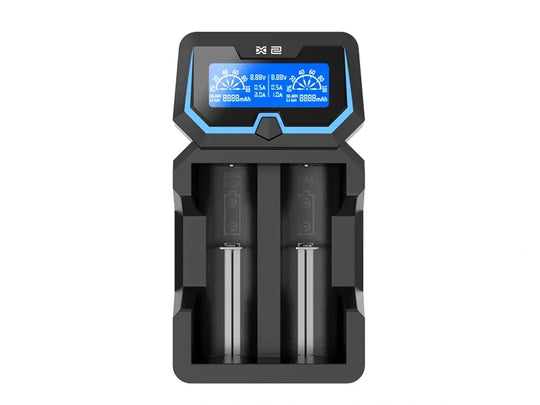 XTAR X2 front-facing with digital display on a white background