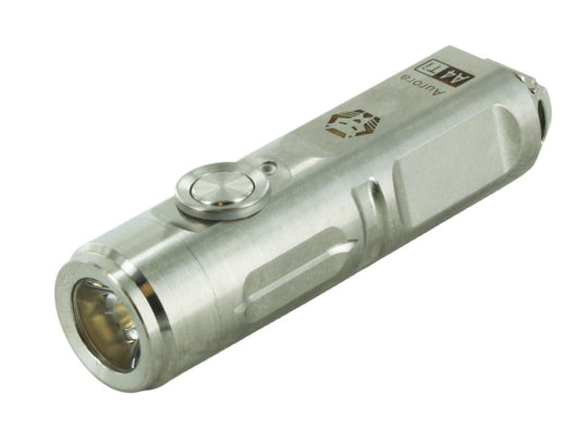 RovyVon Aurora A4 USB-C Rechargeable LED Keychain Flashlight - Titanium - Luminus SST-20 LED or Nichia 219C