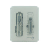 RovyVon Aurora A4 USB-C Rechargeable LED Keychain Flashlight - Titanium - Luminus SST-20 LED or Nichia 219C