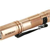 Acebeam Pokelit AA LED Flashlight - 500 Lumens - Nichia 519A - High CRI - Includes 1 x USB-C Rechargeable 14500 - Copper or Titanium - Copper, Damascus, or 10th Anniversary Edition