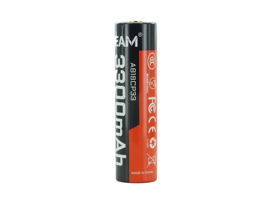 Acebeam 18650 3300mAh 3.6V Protected High-Drain Lithium Ion (Li-ion) Button Top Battery