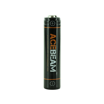 Acebeam 10440 320mAh 3.7V Unprotected High-Drain Lithium Ion (Li-ion) Button Top Battery