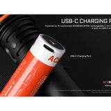 Acebeam D20 V2.0 LED Dive Light - Luminus SFT40 - 2200 Lumens - Includes 1 x USB-C Rechargeable 21700