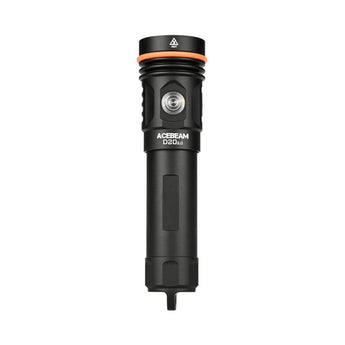 Acebeam D20 V2.0 LED Dive Light - Luminus SFT40 - 2200 Lumens - Includes 1 x USB-C Rechargeable 21700