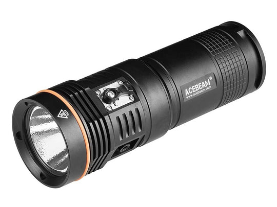 Acebeam D46 Dive Light - CREE XHP70 LED - 5200 Lumens - Uses 4 x High-Drain 18650