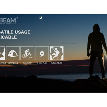 Acebeam E70-AL LED Flashlight - CREE XHP70.2 - 4600 Lumens - 6500K (Cool White) or 5000K (Neutral White) - Uses 1 x 21700 - Aluminum