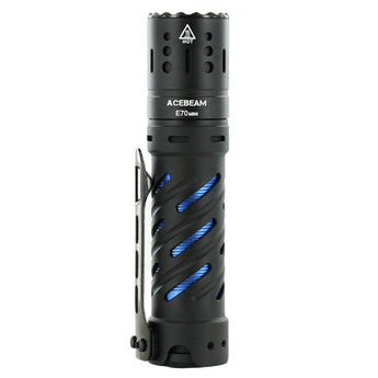 Acebeam E70 Mini LED Flashlight - Nichia 519A - 2000 Lumens - Uses 1 x 18650