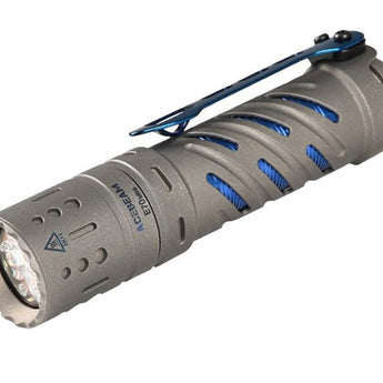 Acebeam E70 Mini TI LED Flashlight - Nichia 519A - Includes 1 x 18650