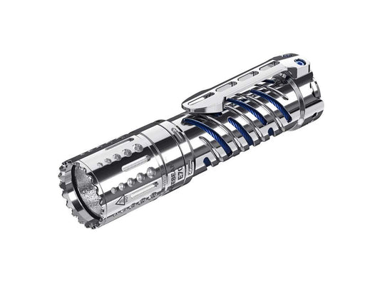 Acebeam E70-SS High-Output LED Flashlight - CREE XHP70.2 - 4000 Lumens - 6500K (Cool White) or 5000K (Neutral White) - Uses 1 x 21700 - Stainless Steel
