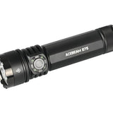 Acebeam E75 USB-C Rechargeable LED Flashlight - Cool White or High CRI LED Options - Includes 1 x 21700 - Anodized Black, Grey, Teal, Green, or MAO Gray Marbling