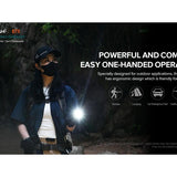 Acebeam E75 USB-C Rechargeable LED Flashlight - Cool White or High CRI LED Options - Includes 1 x 21700 - Anodized Black, Grey, Teal, Green, or MAO Gray Marbling