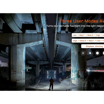 Acebeam EC20 EDC LED Flashlight - Includes 1 x 18650 with USB-C Charging Port - 1900, 2500, or 2800 Lumens - Multiple LED and Color Options