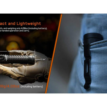 Acebeam EC20 EDC LED Flashlight - Includes 1 x 18650 with USB-C Charging Port - 1900, 2500, or 2800 Lumens - Multiple LED and Color Options