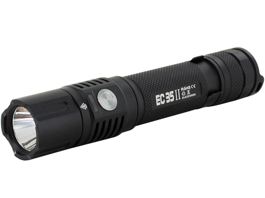 Acebeam EC35 GENII Rechargeable LED Flashlight - SAMSUNG LH351D - 1100 Lumens - Uses 1 x 18650 or 2 x CR123A