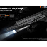 Acebeam G15 LED Weapon Light - 1800 Lumens - Luminus SFT-40 - Includes 1 x USB-C Rechargeable 18650